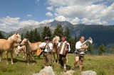 Musikanten beim Almfest in St. Anton am Arlberg von TVB St. Anton am Arlberg